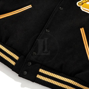 2026 Edition <b>Men</b> Winter Letterman <b>Jacket</b> 100% Cotton Premium Finish Front Logo Made in Pakistan - Product Image 4