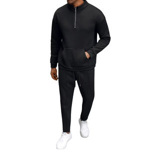 Nueva Llegada, Conjuntos Deportivos Ligeros de Mezcla de Algodón Cómodos para Invierno, Conjunto Deportivo Informal Transpirable y Suave para Hombre - Product Image 1