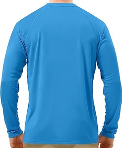 Camiseta de Manga Larga con Logotipo Personalizado de Fábrica al por Mayor, el Mejor Diseño, Camiseta Deportiva para Hombre con Protección Solar - Product Image 4
