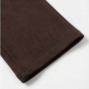 Pantalon de survêtement homme personnalisé style streetwear, en coton épais de haute qualité, délavé à l'acide, effet soleil, avec strass, bas résistant - Product Image 2
