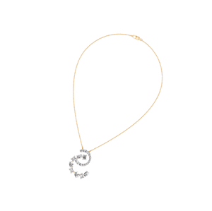 Collier pendentif en diamant naturel pour femme, or 14K/18K, plaqué or rose, taille émeraude ovale en spirale, or blanc 1.66 - Product Image 2