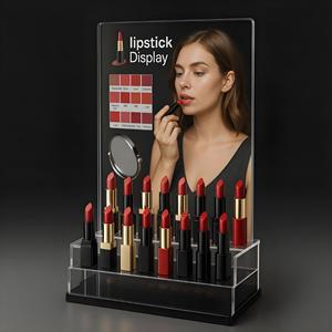 Soporte de exhibición de maquillaje de perfume de encimera de acrílico personalizado de belleza para exhibición de tienda minorista de cosméticos - Product Image 1