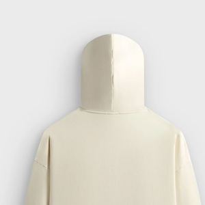 Sweat à capuche uni pour homme, design minimaliste avec manches longues, logo personnalisé et coutures durables - Product Image 5