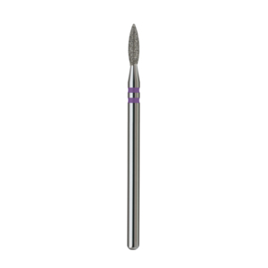 Professional Diamond Cuticle Drill Bit Sharp Flame 2.1mm Violet PRO Formula Profi Premium for Manicure <b>Pedicure</b> Nail <b>Tools</b> - Product Image 4