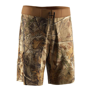 Shorts de pêche décontractés pour hommes en toile respirante, résistants à l'eau, séchage rapide, multi-poches, coupe confortable, personnalisables - Product Image 1