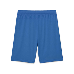 Shorts de sport décontractés jaunes pour hommes avec logo personnalisé, séchage rapide, taille élastique, couleur unie, 100 % polyester, logo imprimé sur le bas du pantalon - Product Image 4