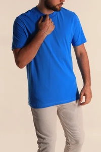 T-shirt à manches courtes respirant pour homme, grande taille, personnalisable, fabrication au Pakistan, design vierge, affichez votre logo graphique, 100 % coton - Product Image 4