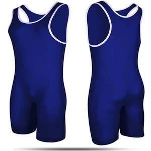 Poliéster spandex Venta caliente sublimado hombres Custom Wrestling Singlets Pakistán hecho de alta calidad Wrestling Singlets - Product Image 3