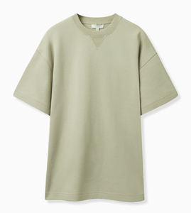 เสื้อยืดคอกลมแขนสั้นทรงสลิมฟิตสำหรับผู้ชาย ผ้าถักเนื้อหนา ระบายอากาศได้ดี ไม่เป็นขุย ใส่สบายในฤดูร้อน รุ่นคัสตอมซัพพอร์ทบลังค์ - Product Image 5