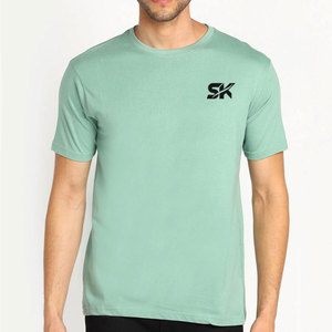 Camiseta de hombre de tela transpirable para ropa urbana y moda diaria, camisa informal de algodón suave con diseño de manga corta. - Product Image 1