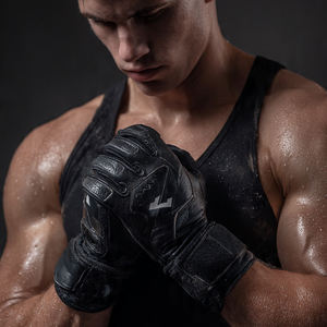 Gants de musculation en cuir véritable avec support de poignet, gants d'entraînement en cuir pour la musculation, gants de gym personnalisés - Product Image 5