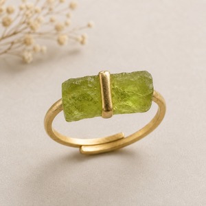 Raw Amazonite <b>Adjustable</b> <b>Ring</b> Natural Rough Gemstone Gold Bezel Open Band <b>Ring</b> Handmade Birthstone Jewelry Gift For Love - Product Image 4