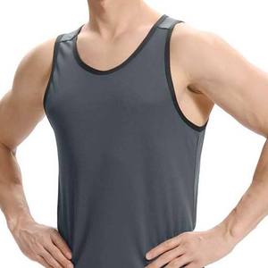 Best Selling 2025 Summer High Quality Custom Plain <b>Black</b> Printing Men's Tank <b>Top</b> Wholesale Price Tank <b>Top</b> - Product Image 3