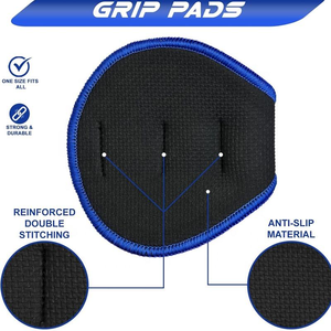 Poignées de musculation robustes pour hommes et femmes, antidérapantes, pour entraînement de soulevé de terre, fournisseur OEM - Product Image 2