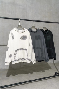 Sudadera con Capucha para Hombre, Estilo Hip Hop, Lavado Ácido, Manga Larga, Oversize, Estampada, Precio Bajo, Invierno, OEM, Calidad Premium, Gran Venta - Product Image 3