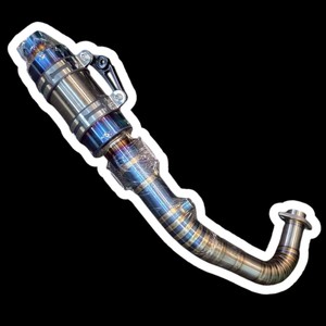 KAO Rainbow Titanium Racing Exhaust Pipe Taiwan OEM - Product Image 6