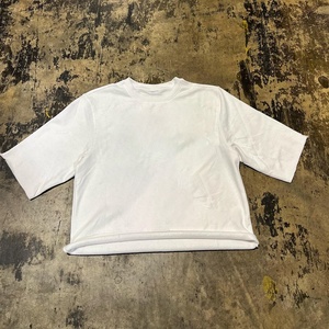 T-shirt unisexe en coton épais de haute qualité, coupe oversize à épaules tombantes, pour hommes, vente en gros - Product Image 3