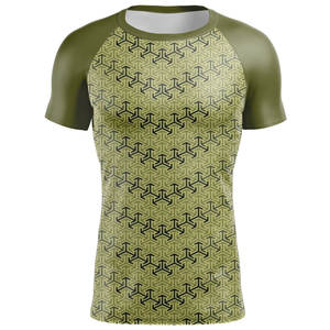 Camisetas de compresión de manga corta al por mayor para gimnasio, camisetas de compresión sublimadas personalizadas, camisetas de compresión para hombre. - Product Image 3