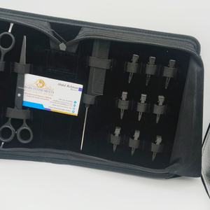 Tijeras de Alta Calidad para Extensiones de Cabello, Color Negro, con Pinzas Prolongadas, Pinzas de Presión para Cinta Adhesiva y Peine - Product Image 2