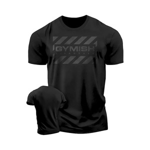 เสื้อยืดออกกำลังกายผู้ชาย แขนสั้น คอกลม ระบายอากาศได้ดี ผ้าฝ้าย 100% ลายเฮเธอร์เกรย์ - Product Image 1