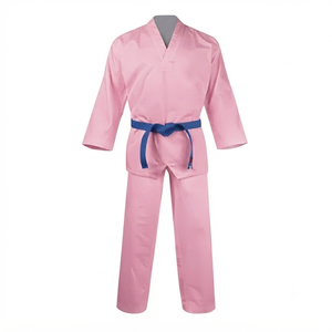 Uniforme de Taekwondo Tradicional PureGeneral de Cuello Blanco, Poliéster, Personalizable, Cómodo y Lavable para Niños y Jóvenes - Product Image 4
