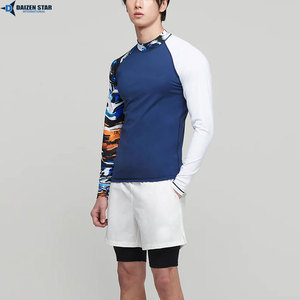 Long Sleeve Rashguard Men Breathable Stretch Sports Shirt Quick Dry Fitness UV Protection - Product Image 3