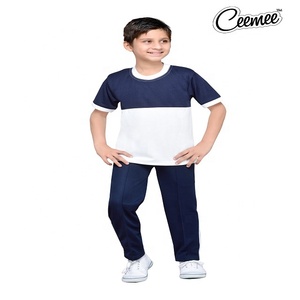 T-shirt de sport pour garçons en tissu respirant avec pantalon de survêtement, motif personnalisé - Product Image 6