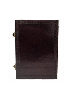 Vintage Leather Bound Journal with <b>Lock</b> Closure | Handmade Travel <b>Diary</b> | Rustic Sketchbook Notebook - Product Image 6