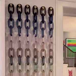 โซ่เชื่อมต่อผนังเรซิ่นอีพ็อกซี่สุดหรูสำหรับตกแต่งผนังอย่างมีสไตล์ โซ่เชื่อมต่อผนังเรซิ่นอีพ็อกซี่ทำมือสำหรับตกแต่งภายในบ้าน - Product Image 1