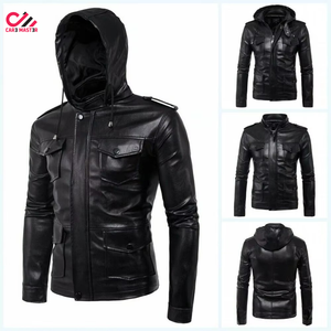 Veste en cuir pour homme sur mesure, dernier design, prix compétitif, vente exceptionnelle, votre propre logo, nouveau style, vestes en cuir pour homme - Product Image 6
