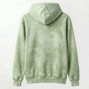 Sudaderas con capucha para hombre con lavado ácido, diseño descolorido a la moda, tela de mezcla de algodón, perfectas para un estilo urbano, atuendos casuales y uso diario. - Product Image 2