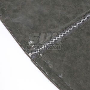 Veste en cuir pour homme, best-seller de l'hiver, col montant, logo sur le devant, légère, respirante, design unique, personnalisable - Product Image 5