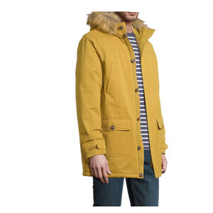 Chaqueta Parka Larga de Invierno para Hombre con Logotipo Personalizado, Impermeable, Cortavientos, Acolchada de Algodón, con Capucha Reversible de Piel, Opciones de Tallas Grandes - Product Image 5