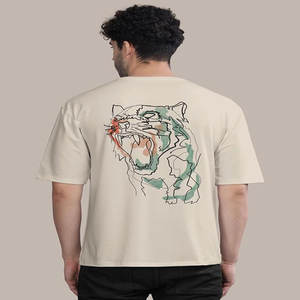 T-shirts pour hommes de style simple de haute qualité personnalisés, tie-dye, grande taille, épaules dénudées, 100% coton, streetwear - Product Image 2