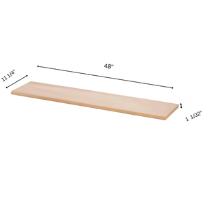 Solid Wood Stair Tread 48 In <b>X</b> <b>11</b> 1/4 In <b>X</b> 1 1/32 In For Staircase Installation Made by Viet Nam - Product Image 2