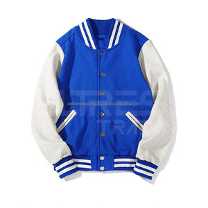 Chaquetas universitarias de mezcla de lana para hombre Precios de temporada de invierno teñidos lisos con cuello levantado informal de la más alta calidad - Product Image 3