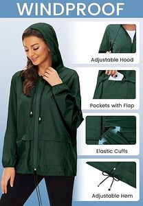Fabricante de Chaquetas Cortavientos con Bloques de Color OEM, Chaqueta Cortavientos Deportiva Ligera para Mujer, Chaqueta Cortavientos Impermeable con Capucha - Product Image 4