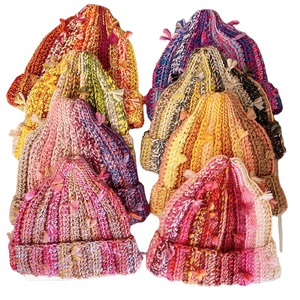 Designer Beanie Outdoor Unisex 100% Acrylic Trendy Streetwear <b>Winter</b> <b>Hat</b> Custom Sublimation Beanie with logo - Product Image 2