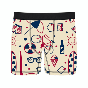 Calzoncillos Boxer Bordados de Mezcla de Algodón Premium con Detalles de Hilo y Cintura Elástica - Product Image 4