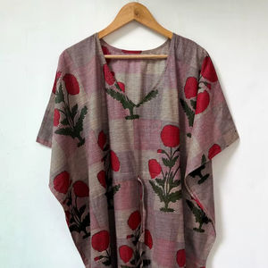 Nuevo Kaftán con Estampado Animal, Estilo Flare, de Algodón Suave Indio, con Encaje, Largo, para Playa, Regalo para Damas de Honor, Ropa de Dormir para Mujer - Product Image 1