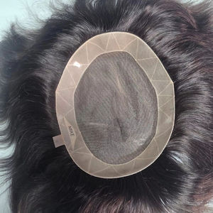 Prothèse capillaire en cheveux humains Remy indiens, modèle Los Angeles - Styles bouclés crépus et ondulations profondes, texture lisse, Bangladesh - Product Image 5