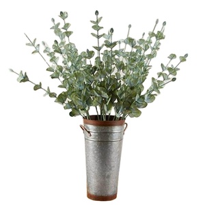 DECOR HAAT DH-7467 Modern Luxury Galvanized Metal Flower <b>Vase</b> Custom-Designed <b>Unique</b> Size Shape Tabletop All-Season High Demand - Product Image 1