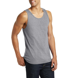 เสื้อกล้ามผู้ชายคุณภาพสูง 100% ผ้าฝ้าย ซึมซับเหงื่อ แห้งเร็ว เหมาะสำหรับออกกำลังกาย วิ่ง เทรนนิ่ง ฟิตเนส - Product Image 4