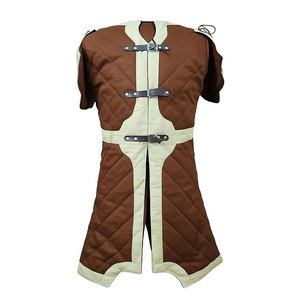 Quilted Cotton Gambeson Medieval Padded Coat Sleeveless <b>Jacket</b> Costume for HEMA LARP Reenactment Stage Performance Top Sell - Product Image 1