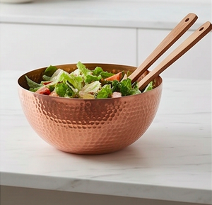 Handmade Copper Hammered Round <b>Bowl</b> Traditional <b>Chinese</b> Design Uncoated Metal Food Serving <b>Bowl</b> For Gifting Use And Kitchen Use - Product Image 6