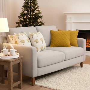 Juego de Fundas de Almohada SOGA de 5 Piezas con Estampado de Diente de León y Diseño de Diamantes Amarillos para Sofás de Sala de Estar - Product Image 6