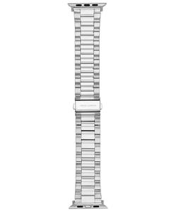 Cinturino uomo in acciaio inox color argento compatibile con orologio Apple Ultra da 42mm, 44mm, 45mm, Ultra2 | Vince Camuto - Product Image 2