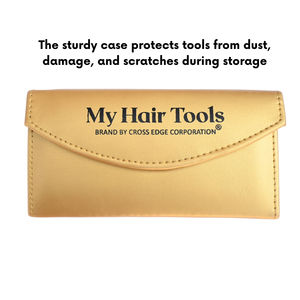 All-in-One Gold Hair Extension Tools <b>Set</b> Hair Extension Pliers Loop Threader Hair Pulling Hook MicroBead Remover <b>Crimping</b> Plier - Product Image 6