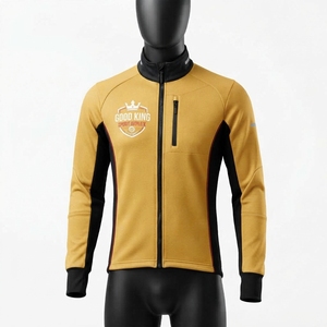 Chaqueta de Ciclismo para Hombre con Cierre Completo, Cortavientos, de Secado Rápido, Ecológica, de Manga Larga, Ropa Deportiva - Product Image 2