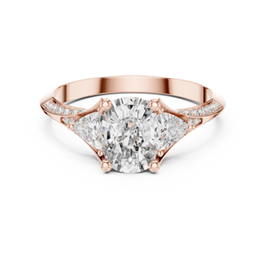 Bague en diamant de laboratoire de qualité supérieure, taille ronde et coussin, bijoux de mariage élégants, fournisseur OEM en gros - Product Image 2